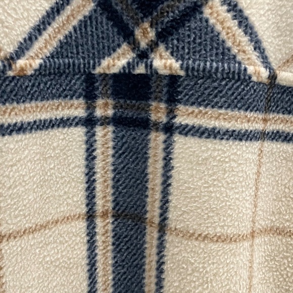 NWT Thread & Supply Blue / Tan Plaid Fleece Shacket (Size S) - Picture 4 of 8